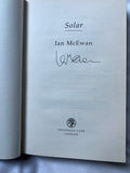 McEwan, Ian Solar. Signed first edition