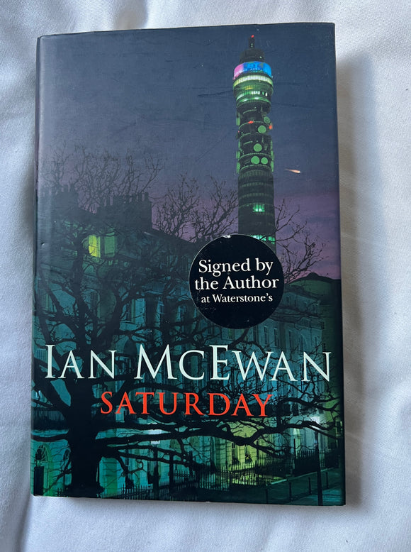 McEwan, Ian. Saturday Signed