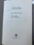 McEwan, Ian. Saturday Signed