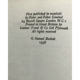 Beckett, Samuel From an Abandoned work - TC Books