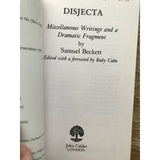 Beckett, Samuel   Disjecta - TC Books