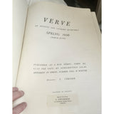 Verve Magazine Spring 1938 - TC Books