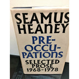 Heaney, Seamus Preoccupations   SIGNED - TC Books