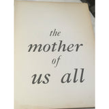 Thomson, Virgil  & Stein, Gertrude  The Mother of Us All SIGNED RARE with three signed photos by Carl van Vechten - TC Books