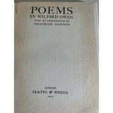 Owen, Wilfred.    Poems - TC Books