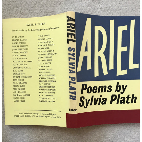 Plath, Sylvia  Ariel 1st Edition - TC Books