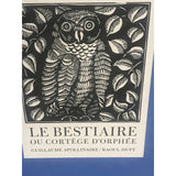 Apollonaire, Guillaume.     Le Bestiare. - TC Books