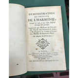 Rameau, Jean-Philippe  Demonstration du Principe de l'Harmonie 1750 - TC Books