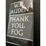 Auden, W H     Thank You Fog - TC Books