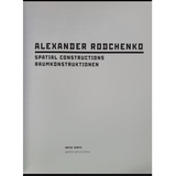 Rodchenko Alexander Spatial Constructions - TC Books