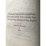 Ansell, Evelyn     Twenty Five Poems     Geoffrey Keynes copy - TC Books