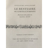 Apollonaire, Guillaume.     Le Bestiare. - TC Books