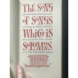 Moreland, Harold The Song of Songs Which is Solomons - TC Books