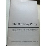 Pinter, Harold The Birthday Party True First Edition - TC Books