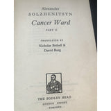 Solzhenitsyn, Alexander   Cancer Ward Parts 1 & 2 - TC Books